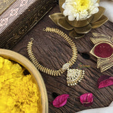 Vriksham Traditional White Tanmani Neckpiece-G18858